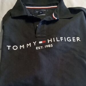 Tommy Hilfiger Black Polo with Logo